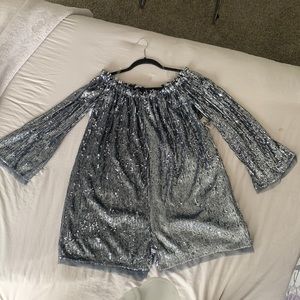 Free people sparkly romper